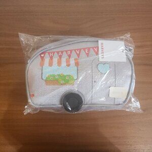 Harveys Happy Camper RV Trailer Airstream Travel Crossbody Bag Purse